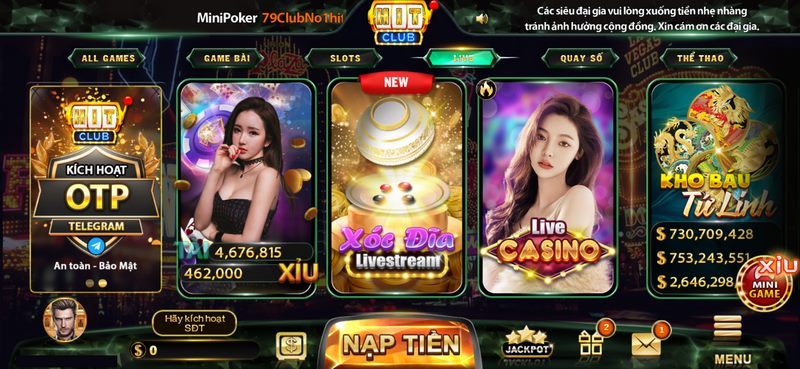 Live casino có số lượng bet thủ tham gia đông đảo